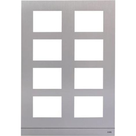 Cadre pour panneau à bouton-poussoir externe ABB 8 Modules