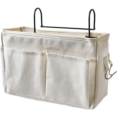 Organiseur de rangement suspendu de chevet, gris (1/5)