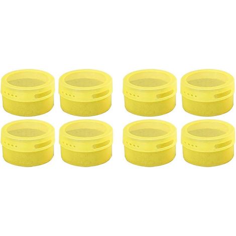 Magnetische Gewürzdosen für Magnete, transparent gelb