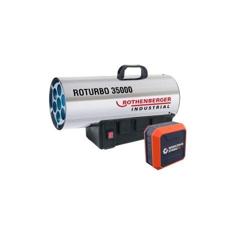 ROTHENBERGER Industrial Cannone riscaldante ROTURBO 35000 con Piezo incluso altoparlante Bluetooth - 1500000363