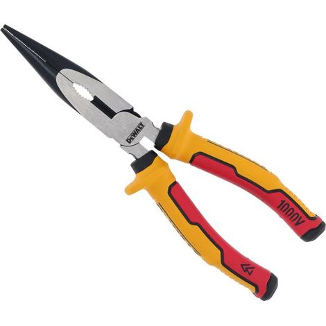 DeWALT Hand Tools DWHT82804-0 VDE Long Nose Pliers 200mm DHT082894 (1/2)