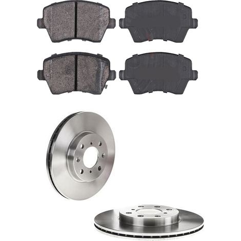 KIT FRENI ANTERIORI compatibile con SUZUKI SWIFT III (MZ,EZ) - DISCHI + PASTIGLIE OEM: P 59 050 / 17588 /SOSTITUZIONE DIRETTA/BASSA POLVERE/SILENZIOSO (1/5)