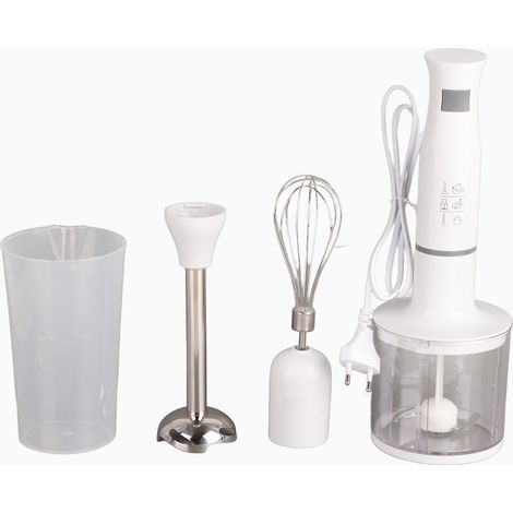 Multifunktionaler Stabmixer mit Schneebesen und Zerkleinerer, elektrischer Küchenmixer 220 V EU