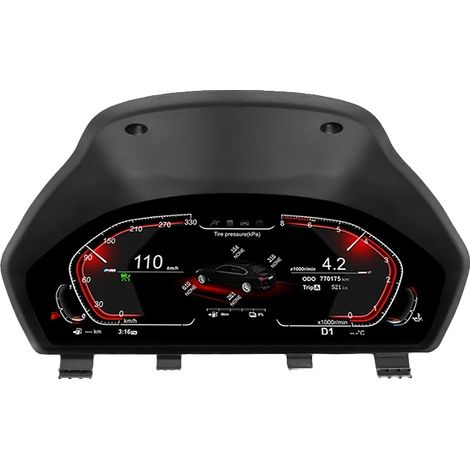 Dashboard Geschwindigkeitsmesser, Plug-and-Play-Installation, HD-Displayauflösung, Für F30 kein Carplay (1/2)