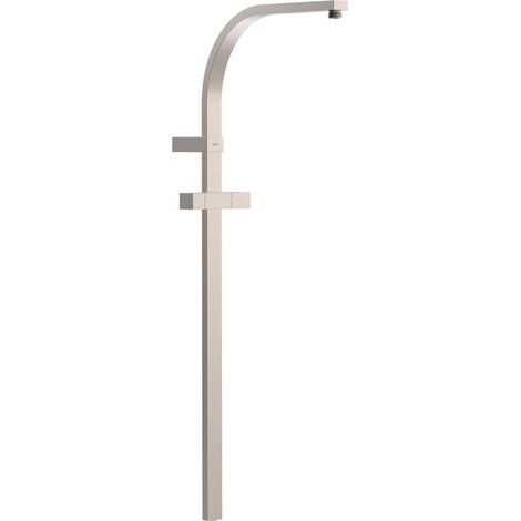 TRES 03463506AC OVER-WALL Barra de Ducha Adaptable a Grifo Termostático Mural con Conexión Compatible Color Acero - ref: 03463506AC