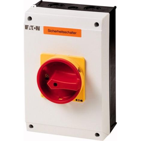 Interrupteur de sécurité 6 pôle + 1 Contact F + 1 Contact O 63 A Fonctions d'ARRÊT D'URGENCE ver EATON T5B-4-15682/I4-SI