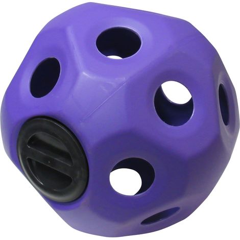 Hay Ball Horse Feeder Toy - Purple (Hanging Treat Slow Feeding Stable)