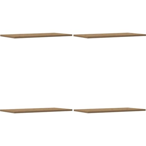 Estantes pared 4 ud madera ingeniería roble artisan 60x30x1,5cm vidaXL