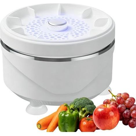 Nettoyeur de fruits et légumes tout-en-un : lave et purifie l'eau pour cuisine. Idéal pour fruits, légumes, viande et vaisselle. (1/5)