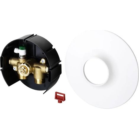Danfoss Scatola da incasso a muro per temp.spazio,, Coperchio rotondo, G 3/4 A, 003L1015