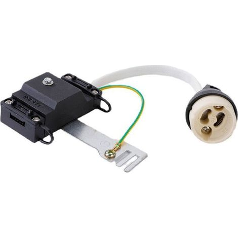 Douille GU10 Ulisem, lot de 5, connecteurs de culot GU10 avec câble et boîte de jonction isolée, adaptateur pour lampes halogènes et LED résistant aux hautes températures, 2 A 250 V, douille GU10 pour (1/3)