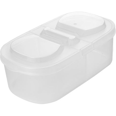 Boîte de Stockage d'Epices Plastique Compartimentée Antihumidité avec Couvercle pour Poivre (1/5)