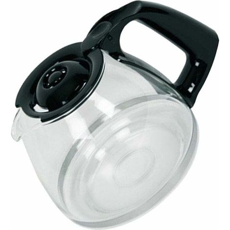 Schwarze 1,8-Liter-Kaffeekanne, 15 Tassen, kompatibel mit den Kaffeemaschinen Subito, Principio, Delfini Plus und Réveil Café, offizielles Zubehör FH900401