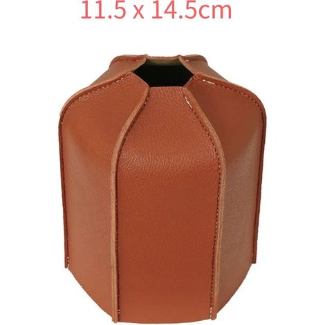 Étui en cuir pour bouteille de gaz de camping, housse de protection pour bouteille de gaz, étui pour réchaud à gaz, housse Isogas, accessoires de camping résistants pour réchauds portables (1/5)