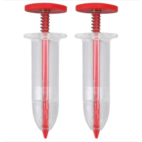 2pcs Distributeur de Graines, Semeur de Graines Portatif Planter des Graines Facilement, Mini Seedmaster Outil de Semis de Semences pour l'ensemence (1/4)