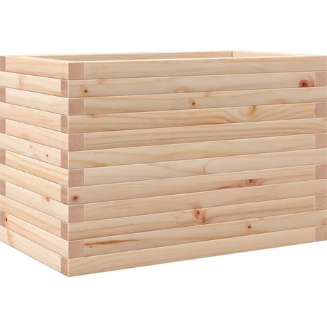 Maison Exclusive - Pflanzkübel 70x40x45,5 cm Massivholz Kiefer