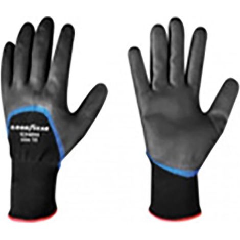 Goodyear Guanti in spandex e schiuma di nitrile taglia 10 colore nero, guanti da lavoro (1/3)