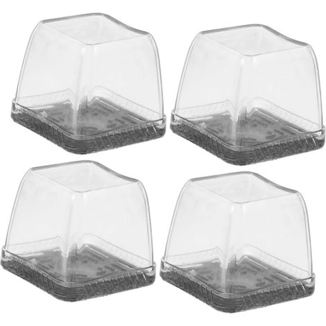 Lot de 4 protège-pieds de chaise en silicone, antidérapants (1/5)