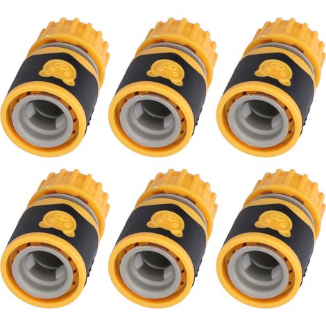 10 Pièces Raccord Rapide Jardin G1/2, Connecteur pour Robinet et Tuyau d'Arrosage, Fittings Plastique pour Tuyau (1/5)