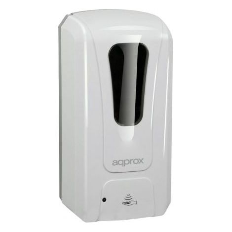 DISPENSADOR AUTOMATICO APPROX SANITIZER PARA GEL Y LIQUIDO MEDIANTE SENSOR DE MOVIMIENTO INFRARROJO   DEPOSITO DE 1000ml DISEÑO COMPACTO