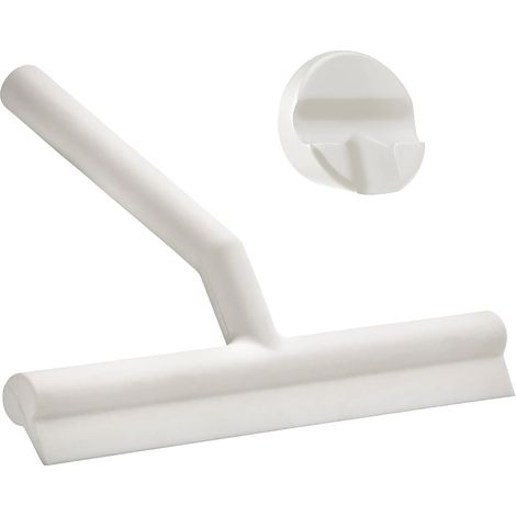 CCYKXA White Denmark Silicone and Plastic Shower Squeegee 21 x 16 cm