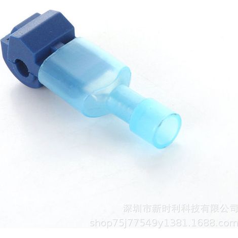 Inserts en nylon bleu Ant Clip et bornes Ant Clip T2, ensemble de 50 pièces (25 paires, 1 paire contient deux éléments) (1/5)