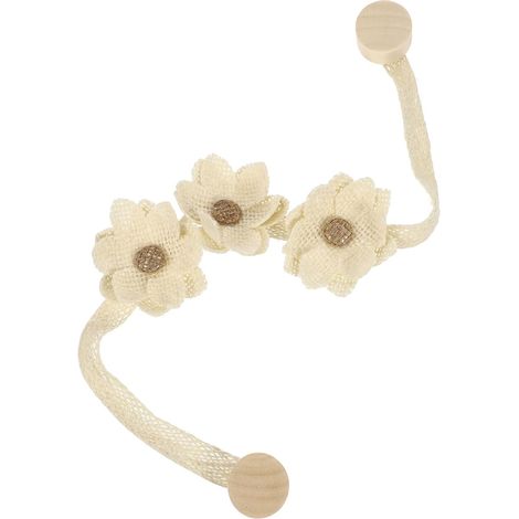 Boucle Magnétique Pratique en Forme De Fleur – Embrasse De Rideau Et Sangle De Fixation pour Une Atmosphère Élégante À La Maison (1/4)