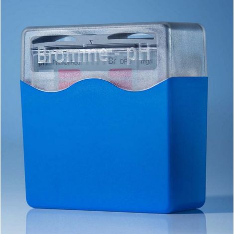 Kit de test 151604 en comprime's pour mesurer et ve'rifier le brome et le pH complet avec e'chelle colorime'trique pour pooltester pool