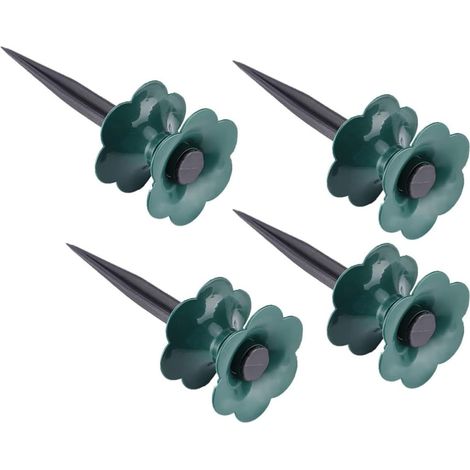 4 Stück Schlauchführungsspitzen für Gartenschlauch Grün Pvc