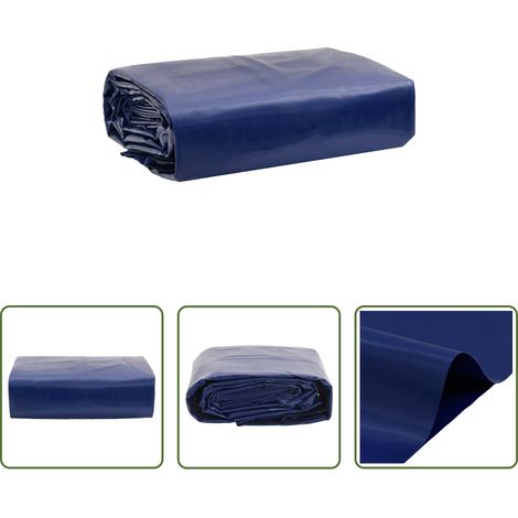 vidaXL Bâche anti-moisissures - Bâche bleu 2,5x3,5 m 650 g/m² (1/5)