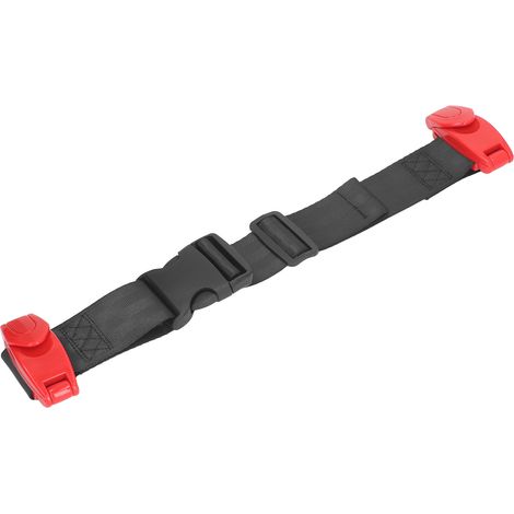 Ajusteur de ceinture de sécurité en nylon souple, ceinture de soutien pour la nuque de l'enfant, rouge. (1/5)