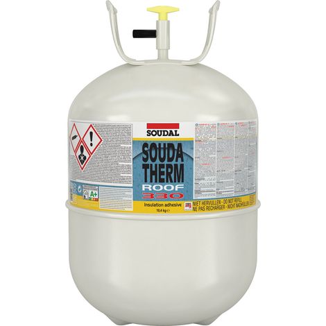 Soudal PU-Klebeschaum Soudatherm Roof 330 10,4kg orange 124159