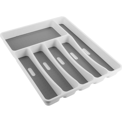 Organisateur de tiroir pour couverts, rangement pour couteaux et fourchettes, boîte de rangement pour couverts, accessoire de cuisine (1/5)