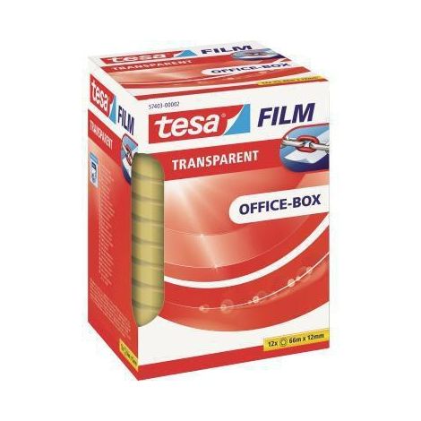 tesafilm tesa 57403-00002-01 transparent (L x l) 66 m x 12 mm acrylate 12 pc(s) (1/3)