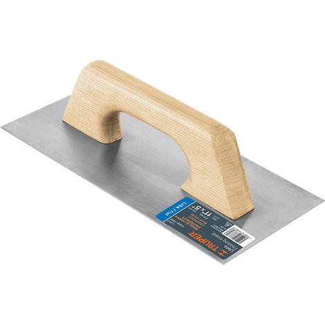 Llana canto recto con mango de madera - 280x130 mm