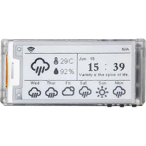 Moniteur à encre électronique Vision Master E213 Meshtastic 2,13 pouces noir et blanc LoRa ESP32 868 MHz (1/5)