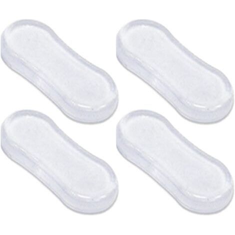 LaBlanc – 4er-Pack Toilettensitz-Stoßstangen, Toilettensitzpuffer, Toilettendeckel-Gummipolster, Toiletten und Toilettenteile für Zuhause, Hotel und Gastgewerbe
