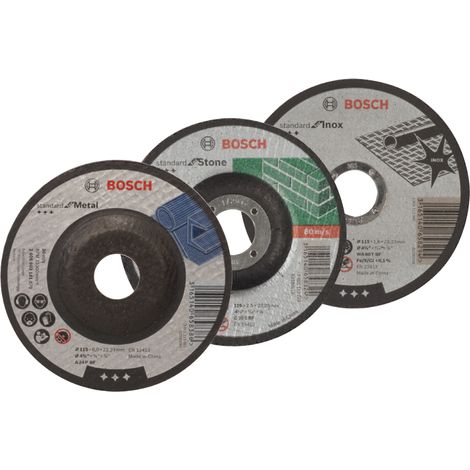 Bosch DISCO ABRASIVO A CENTRO DEPRESSO per taglio marmo Ø mm. 115x2,5x22,2 25.00 pz