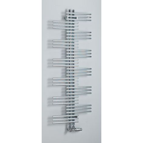 ZE Design-Heizkörper Yucca elektrisch YSE-130-050/GD 1365x95x500, RAL 9016