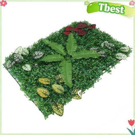 Tbest Mur d'herbe (Type 3)plante Artificielle Herbe Panneau De Mur De L'Herbe Toile De Fond De FR piscine gazon Tapez 3 Tapez 1 (1/5)
