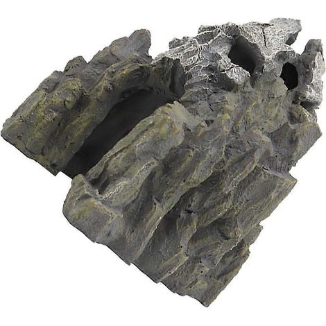 Aquarium Hill Model Fish Shrimp Hideout Resin Skull Mountain Decor Fish Tank Decoration (1/5)