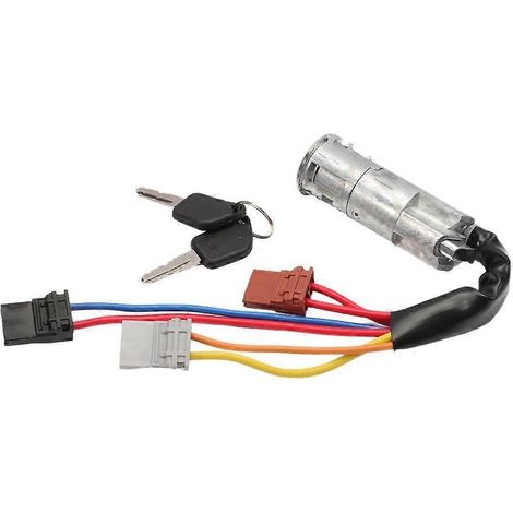 Ensemble cylindre de verrouillage de contacteur d'allumage 416292 4162.92 4162-92 96084980 pour Peugeot 106 405 1991-2003 (1/5)