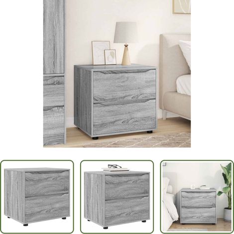 Holzschrank - Aufbewahrungsschrank Graues Sonoma 60 x 48 x 57 cm (1/5)