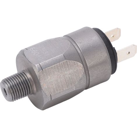 Capteur de pression d'huile moteur 2 broches en acier allié, transducteur de pression d'huile, remplacement 660404 pour pelle hydraulique SANY (1/5)