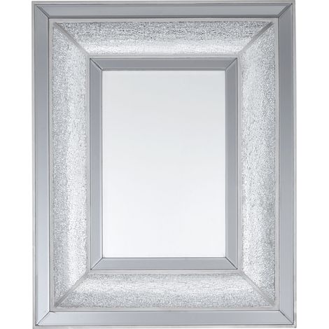 Interiors by Premier Glass Mosaic Wall Mirror, Antique wall Mirror with Bevelled Edges, Modern Wall Mirror For Living Room (1/5)