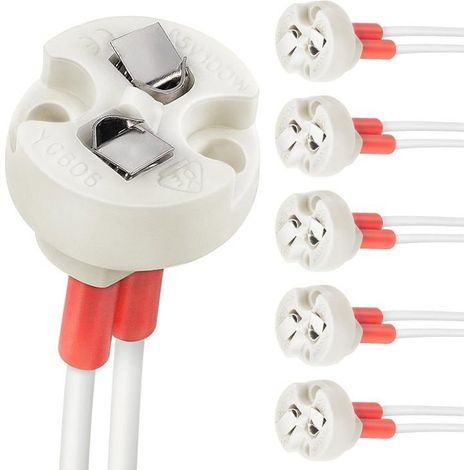 Base de Bi-Pin, G4, GU5.3, G6.35, GY6.35, GX5.3 MR16, GZ4 MR11 (6pcs) (1/5)