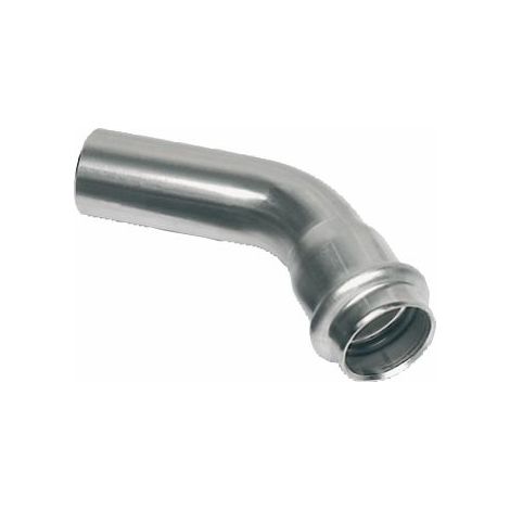 SANHA Pressfitting, Bogen 45Gr, 42mm Edelstahl, IA, Nr.9040 - 83069155 von Buderus