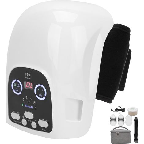Appareil de massage électrique pour genoux, soulagement de la douleur, moxibustion, compresses chaudes, vibrations (1/5)