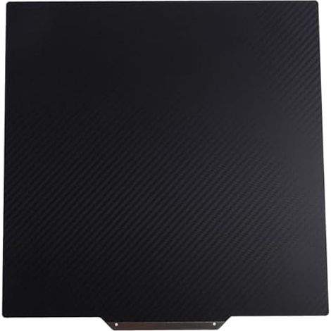 Cocoarm Plaque de Construction PEI PET 250 X 250 Mm, Face D’ Lisse en Fibre de Carbone à Forte Adhérence et Nettoyage Facile, avec Revêtement en Poudre PEI à Texture Mate, Résistante à (1/5)