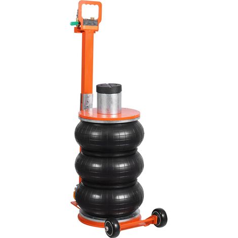 Cric Pneumatique 5T/11000 lbs, Colonne Haute, Poignée Réglable, Coussinet Caoutchouc Épais, Compatible Berline, SUV, Pickup (1/5)